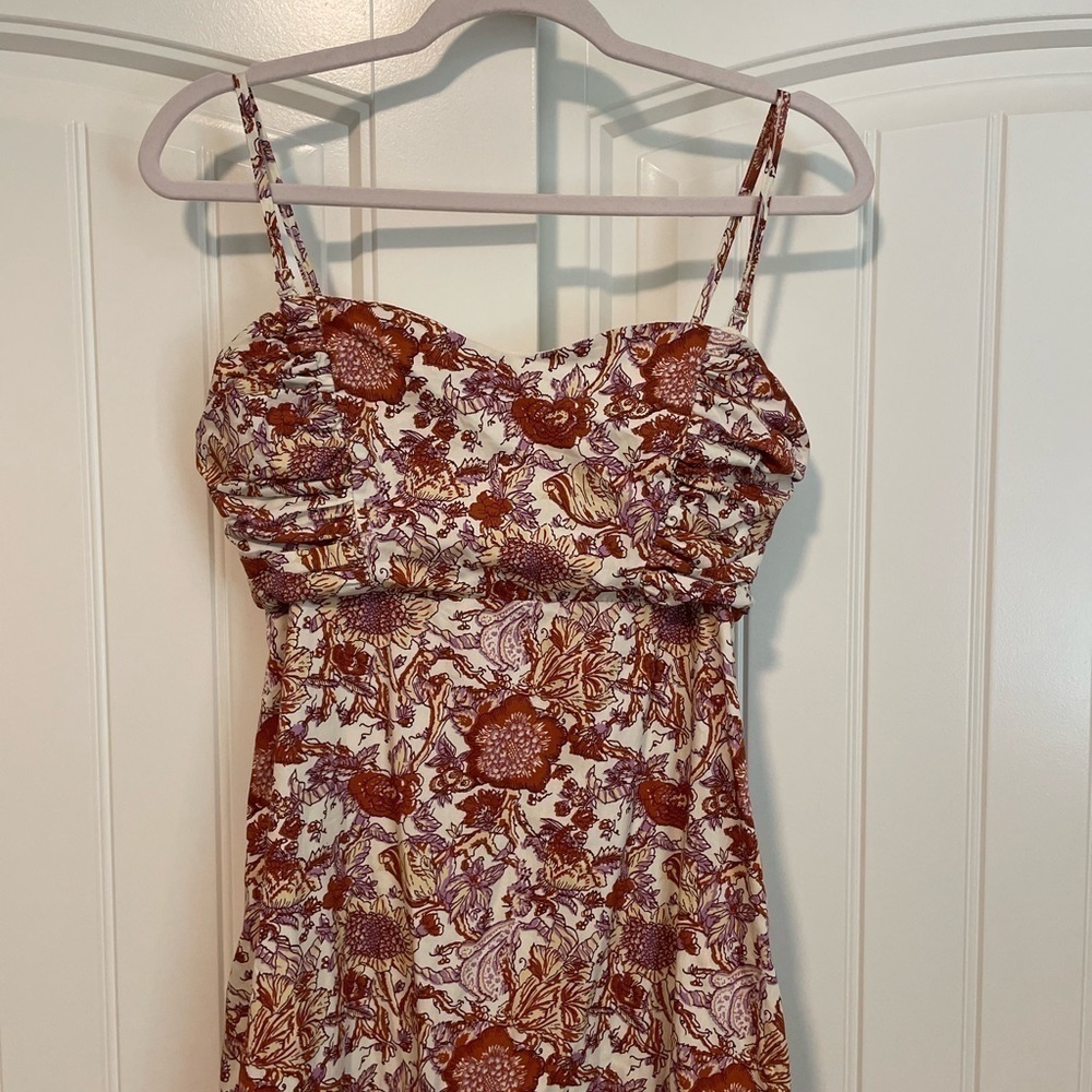 Free People Ruby's Midi Dress floral size XS - Picture 3 of 7